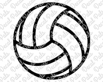 Volleyball svg file | Etsy