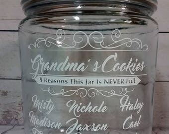 Download SVG / Grandma's Cookies / SVG cookie jar design / Grandmas