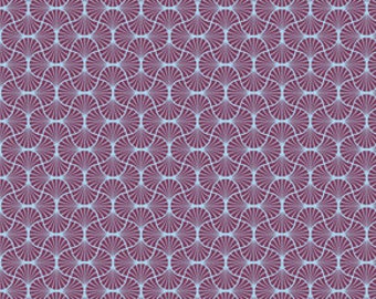 Fabric by the Yard -- Heirloom Empire Weave in Amethyst by Joel Dewberry - 1 yard