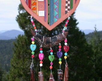 Happy Heart Suncatcher/Wind Chime