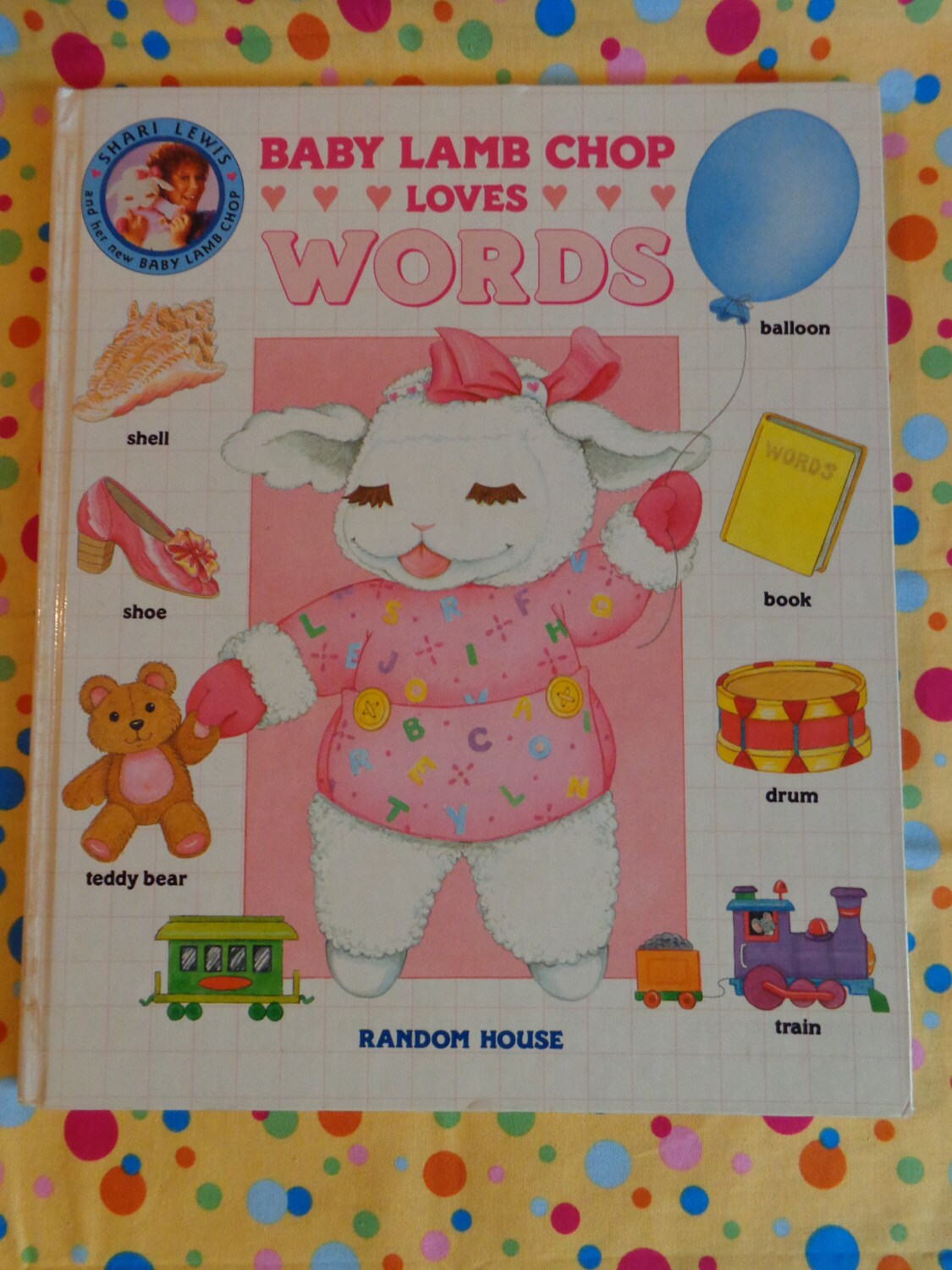 Vintage Children's Book Baby Lamb Chop Loves Words