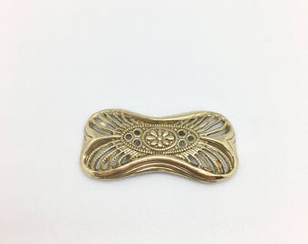 Print in light brass key