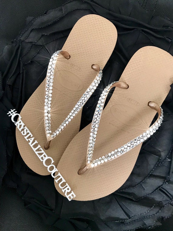 havaianas with bling