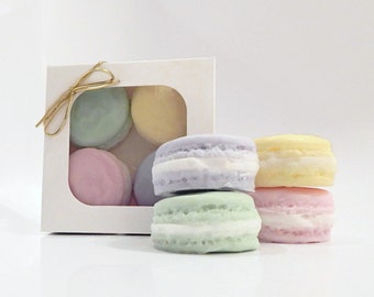 Four Piece Macaroon Soap Box Set