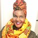 Woven Kente Infinity Scarf