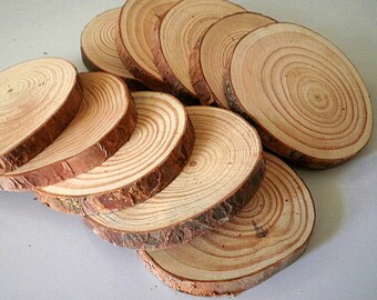 Tree Slices,Wood Slices,Rustic Wedding Decor, home decor, DIY, Woodwork Supplie,mat, coaster,Beautiful texture,1 pieces Tree Slices