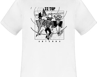 ZZ Top Antenna white t shirt