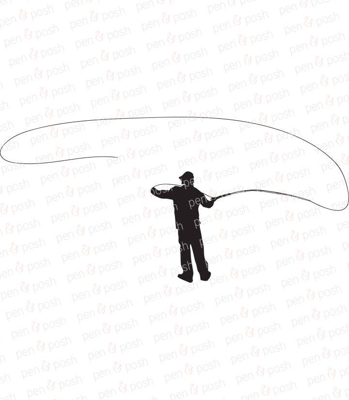 Download Fly Fishing SVG Fly Fisherman Fly Fishing Silhouette