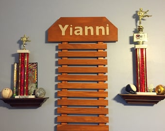 Martial Arts Display for 15 Belts & choice of 9 Colors NOW IN HONEYCOMB