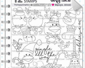 Christmas Stamp 80OFF COMMERCIAL USE Digi Digital Image