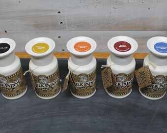 Lot of 5 Tulip Authentic Milk Paint, New Old Stock