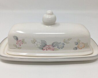 Pfaltzgraff Wyndham Butter Dish, Covered Butter Dish