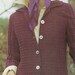Vintage Crochet Pattern, Ladies Crocheted Long Sweater, Cardigan Crochet Pattern , PDF pattern