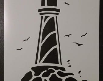 Lighthouse stencils | Etsy