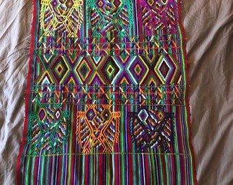 Handwoven textile from Guatemala.
