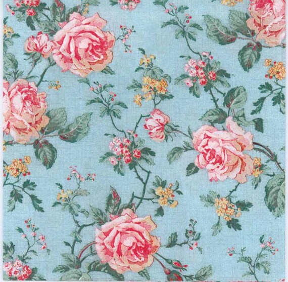 Decoupage Paper Napkins Pink Roses on Blue Rose Napkins Decoupage Paper Napkins Pink Roses on Blue Rose Napkins