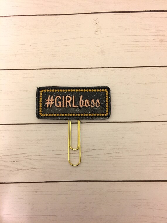 Girl Boss planner Clip/Planner Clip/Bookmark. Hashtag Planner Clip. Boss Planner Clip. Glitter Planner Clip. #Girl Boss. Girl Plan Clip