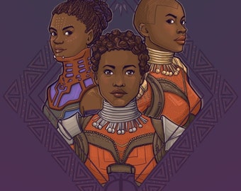 Wakanda Women Small Print (Item 03-422-AA)