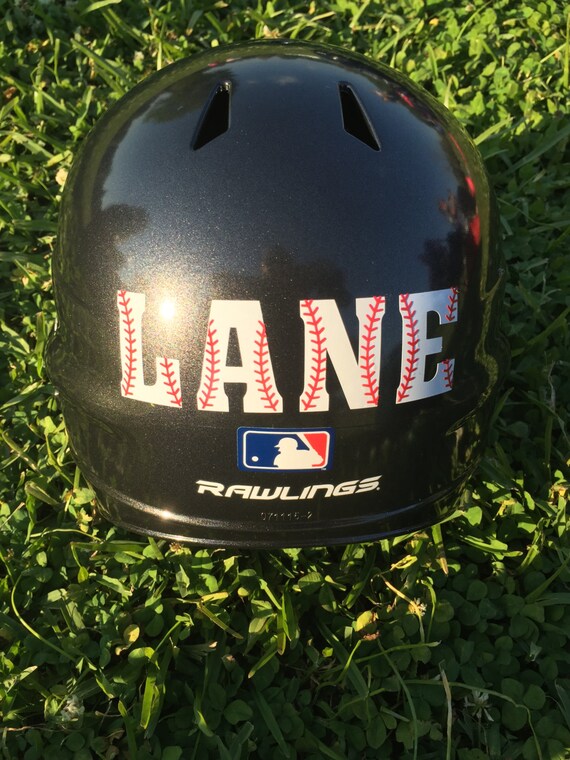Baseball Helmet Decal Personalized Baseball Helmet Decal
