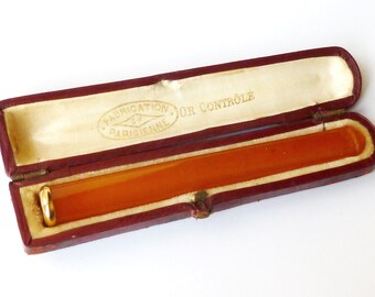 Vintage Amber & Gold Cigarette Holder