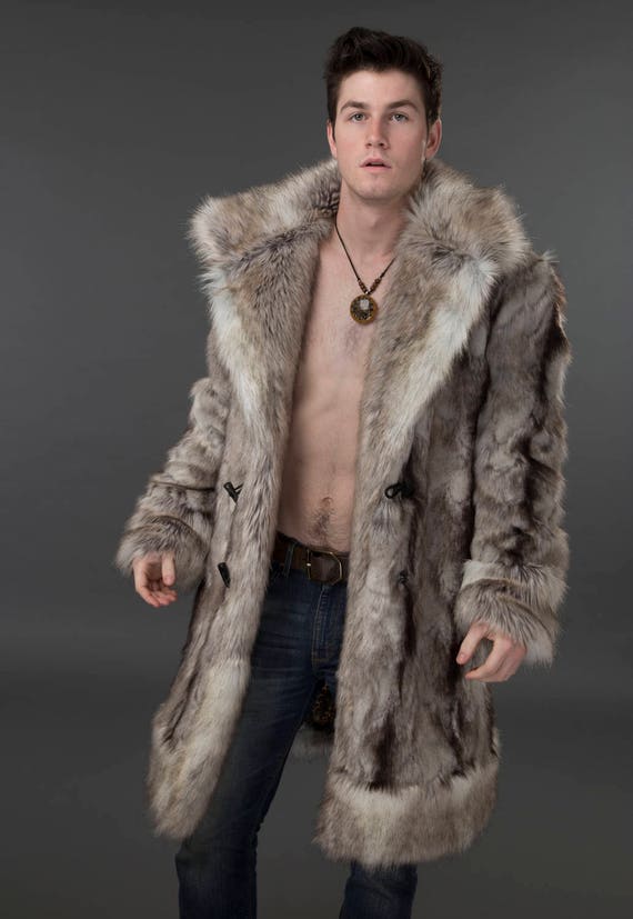 Regal MEN'S Faux FUR COAT