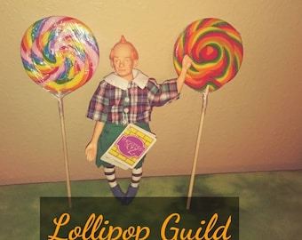 1989 Wizard of Oz Lollipop Guild Lollipop Boy 11" doll Metro Goldwyn-Mayer remake of a 1940 doll