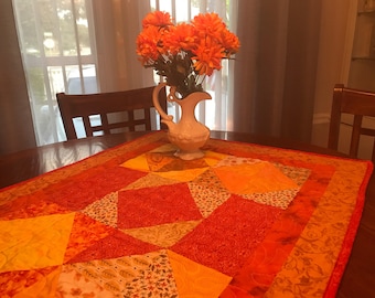 Quilted Fall Tablecloth, 25" x 33"