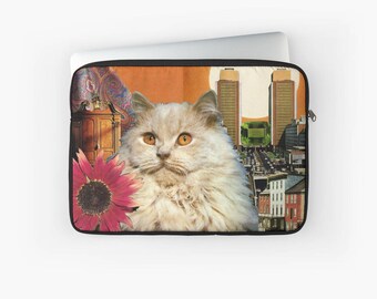 Leo Laptop Sleeve - StarCats du zodiaque astrologie Collage - pour 12", 13 » et 15 » ordinateurs portables
