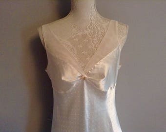 Vintage Satin Nightie / Petticoat