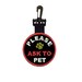 Please Ask to Pet Service Dog Double Sided Identification Tag Patch