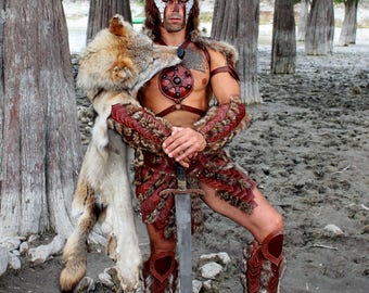 Berserk FULL Armor Kit | Viking Costume | Leather Armor | Body Armour | Custom Armor | Armor set | Leather vambraces
