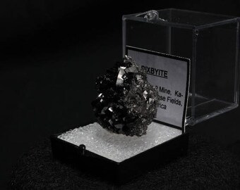 Bixbyite Specimen in Perky Box