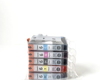 Canon Inkjet Toner Cartridges - Set of 5 Toner Cartridges - Canon BCI-6 Ink - Printer Supplies