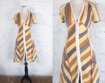 RARE Stephen Burrows Patchwork Dress
