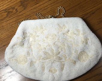 Ornate Beaded 1940's handbag by Josef