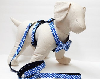 Dog Harness, Leash and Bow Tie Combo - Pick Any Fabric In Shopby Pacific Pooch