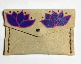 Flower Coin Purse - Purple - Flower Coin - Mexican Flower