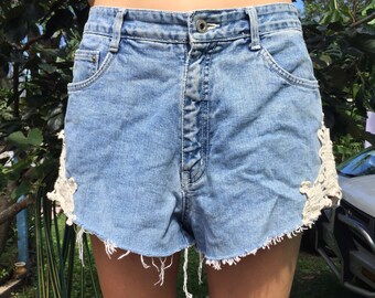 light blue shorts