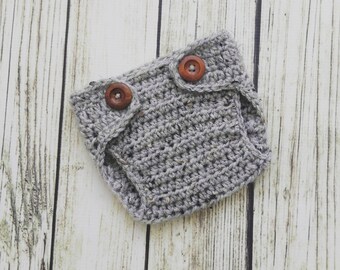 Newborn diaper cover - Baby Diaper Cover - Crochet Diaper Cover - Soaker - Nappy Cover - Photography Prop - newborn photo prop - Baby Prop