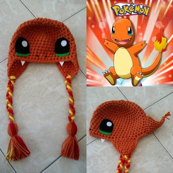 Crochet Charmander Beanie/Hat