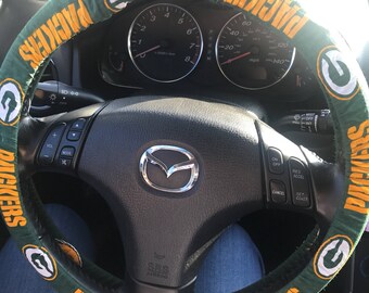 Packers steering wheel cover
