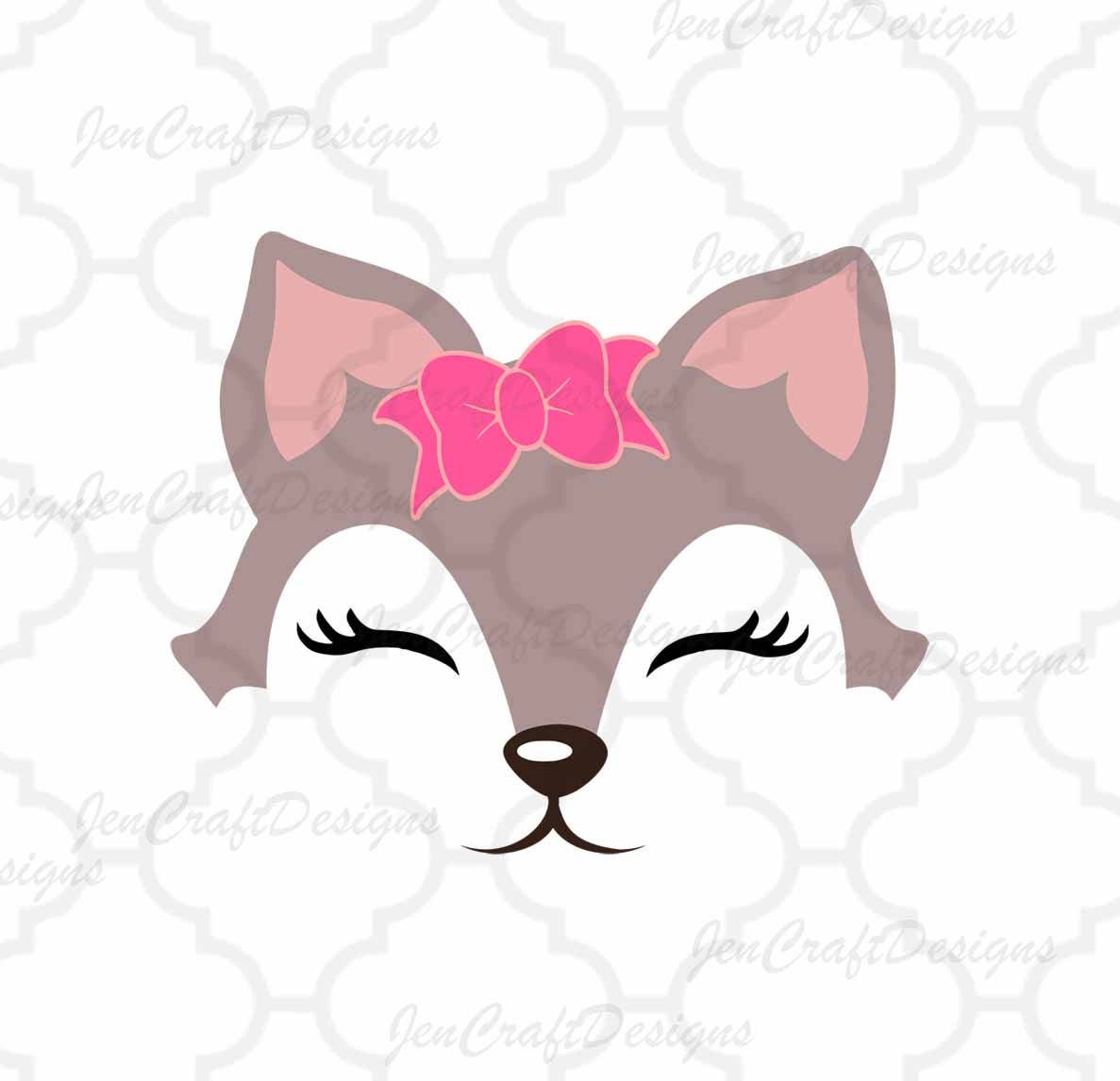 Download Fox svg, Fox Eyelashes Face Svg, Animal face svg, Woodland animal, Fox eyelashes, SVG, DXF, Fox ...