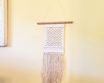 Linen and Lace: Hadwoven Tapestry