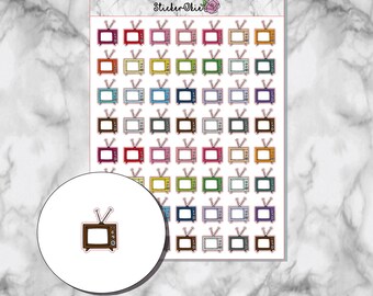 RF029 Mini Tv Doodle Planner Sticker