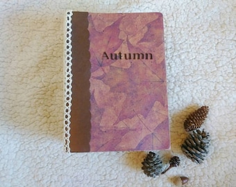 Autumn/Fall Scrapbook Mini Album