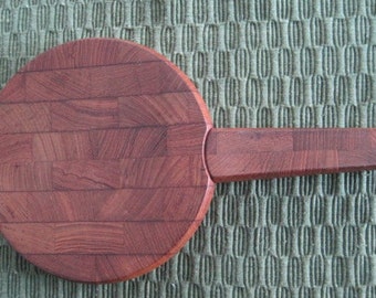 Dansk, Denmark, IHQ, Cutting Board, Cheese Board, Knife, Lollipop Design, Vintage