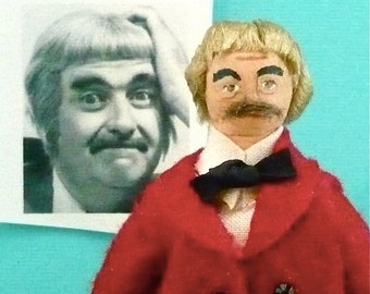Celebrity Doll Bob Keeshan Fan Art Miniature by Uneek Doll Designs