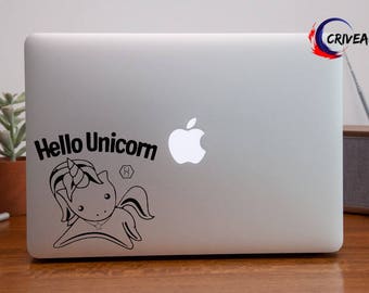Altered Carbon Hello Unicorn Authentic Vinyl Sticker by Crivean