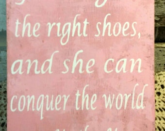Download Marilyn Monroe Quote Give a Girl The Right Shoes And She