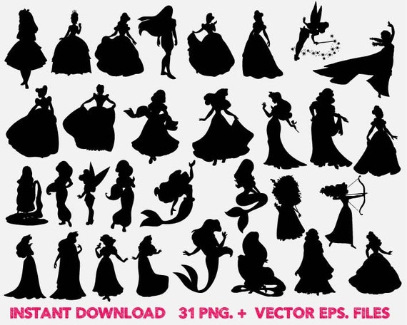 Free Free 216 Disney Princess Silhouette Svg Free Download SVG PNG EPS DXF File